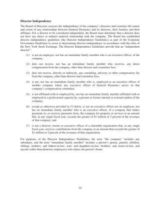 general dynamics 2008 Proxy Statement	 