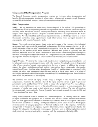 general dynamics 2008 Proxy Statement	 