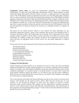 general dynamics 2008 Proxy Statement	 