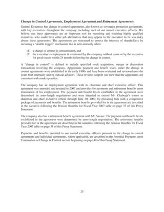 general dynamics 2008 Proxy Statement	 