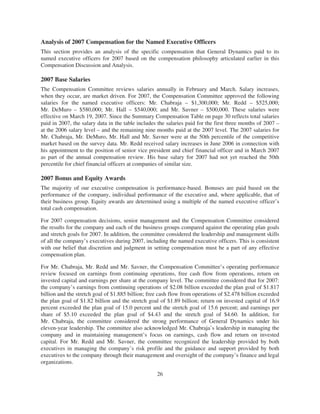 general dynamics 2008 Proxy Statement	 