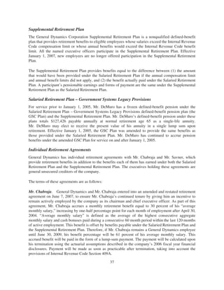 general dynamics 2008 Proxy Statement	 