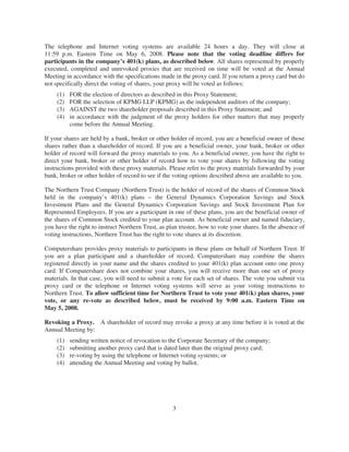 general dynamics 2008 Proxy Statement	 