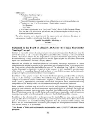 general dynamics 2008 Proxy Statement	 