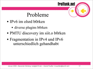 6mesh - IPv6 freifunk mesh networks
