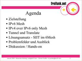 6mesh - IPv6 freifunk mesh networks