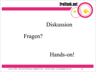 6mesh - IPv6 freifunk mesh networks