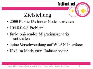 6mesh - IPv6 freifunk mesh networks