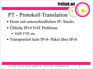 6mesh - IPv6 freifunk mesh networks