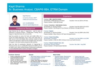 Kapil Sharma, CBAP | PDF