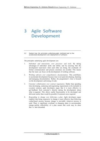 Software Engineering 10th Edition Sommerville Solutions Manual | PDF