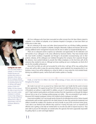 hca annual reports2005