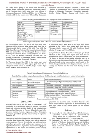 An overview of cauvery delta zone in tamil nadu | PDF