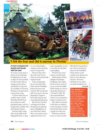 Tesco magazine Travel Universal Studios Florida