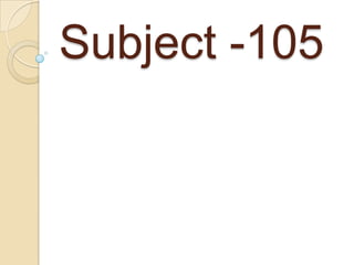 Subject -105 