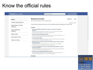 Know the official rules   