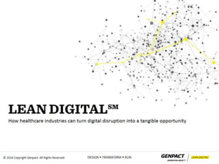 Turn healthcare sector digital disruption into a tangible opportunity