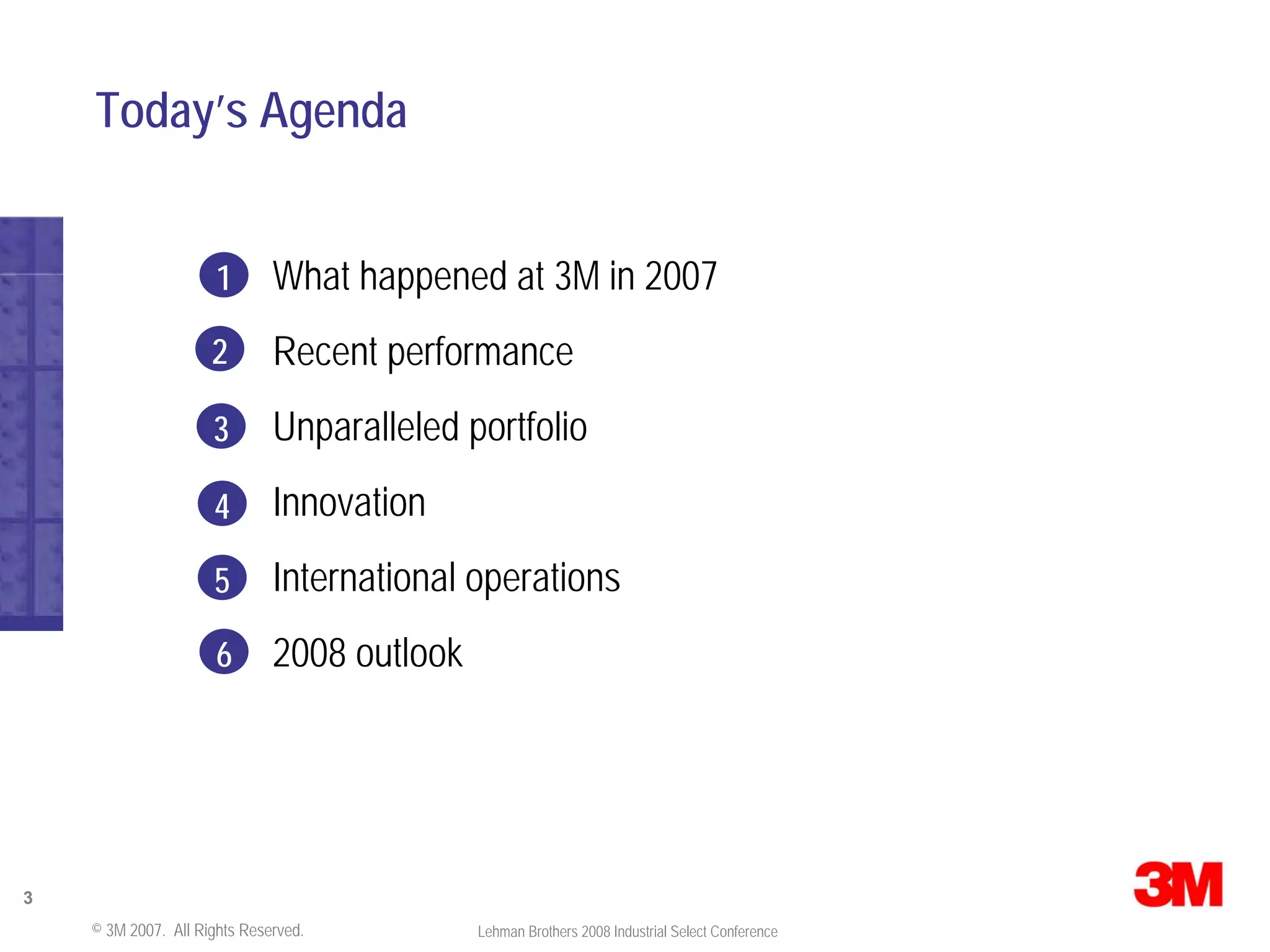 Lehman Brothers Conference Presentation