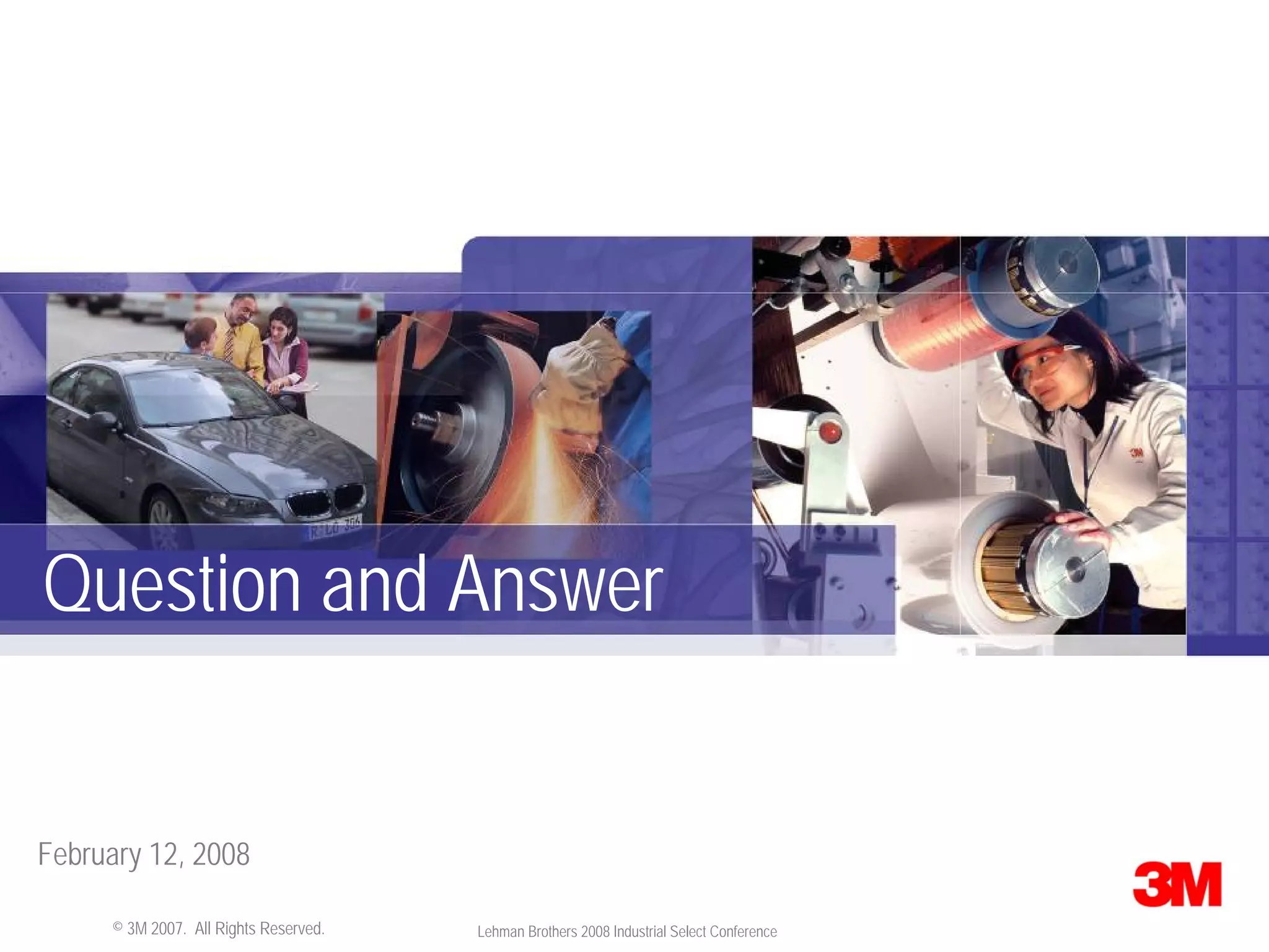 Lehman Brothers Conference Presentation