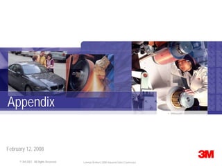 Lehman Brothers Conference Presentation