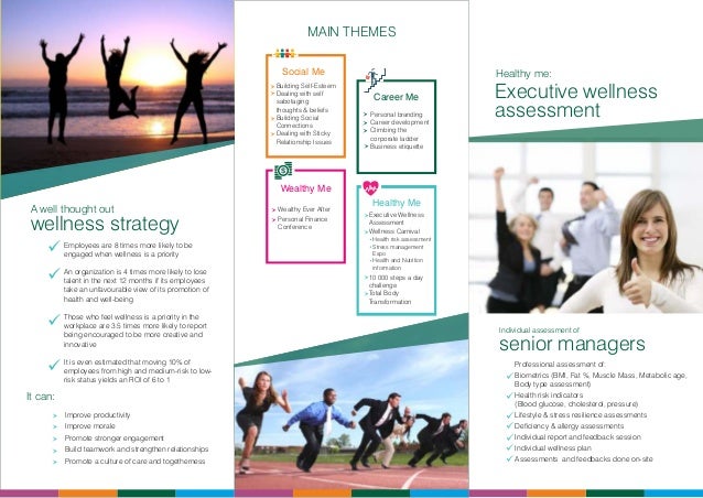 trifold brochure wellness