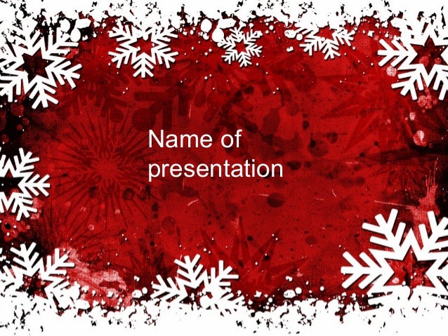 snowflakes-frame-powerpoint-template
