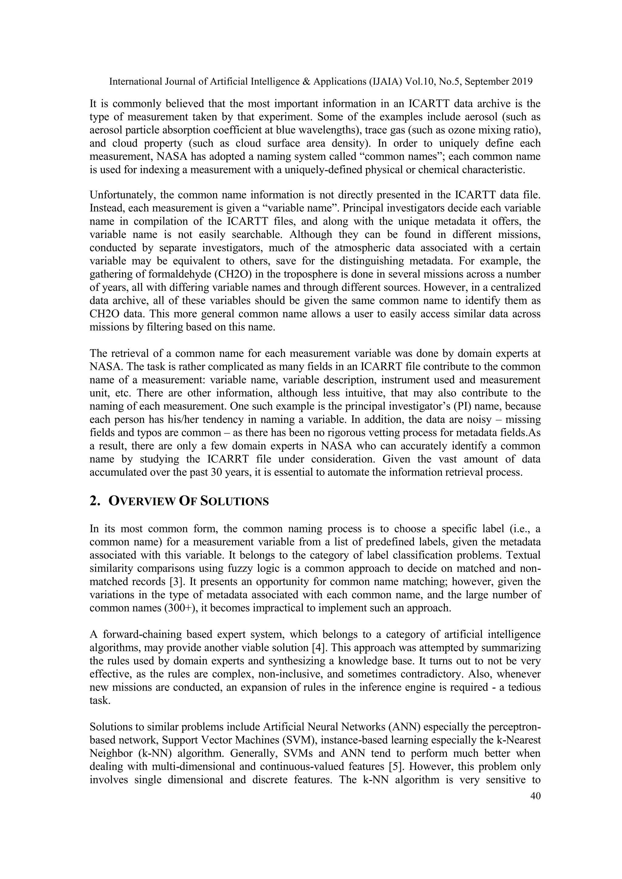 A HYBRID LEARNING ALGORITHM IN AUTOMATED TEXT CATEGORIZATION OF LEGACY ...