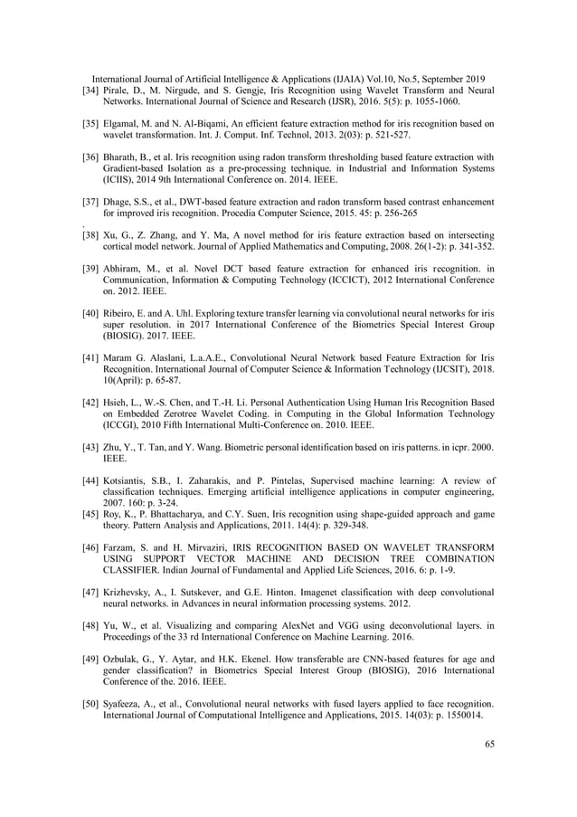 Transfer Learning with Convolutional Neural Networks for IRIS ...