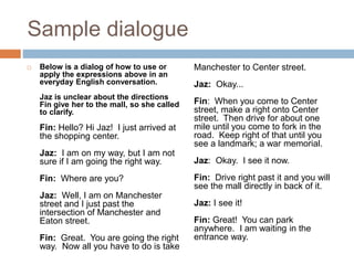 Giving direction in easy way for beginner | PPT