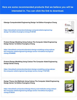 Computer Aided Engineering Design Anupam Saxena Birendra Sahay | PDF