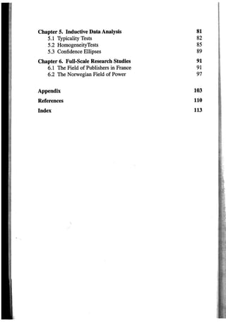 Multiple Correspondence Analysis Brigitte Le Roux Henry Rouanet | PDF