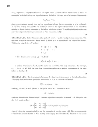 Introduction To Tensor Calculus And Continuum Mechanics J H Heinbockel ...