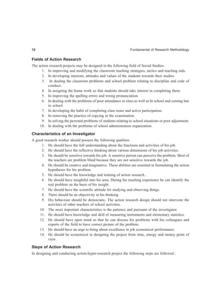 Fundamental Of Research Methodology And Statistics Yogesh Kumar Singh | PDF