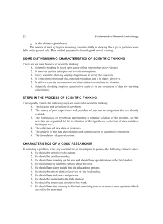 Fundamental Of Research Methodology And Statistics Yogesh Kumar Singh | PDF