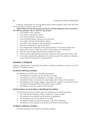 Fundamental Of Research Methodology And Statistics Yogesh Kumar Singh | PDF