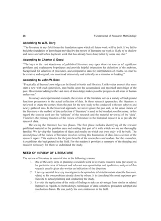 Fundamental Of Research Methodology And Statistics Yogesh Kumar Singh | PDF
