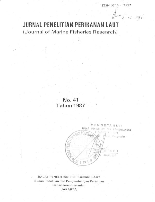 105660300 contohjurnalpenelitianperikanan 105660300 contohjurnalpenelitianperikanan
