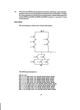 105926921 cmos-digital-integrated-circuits-solution-manual-1 | PDF