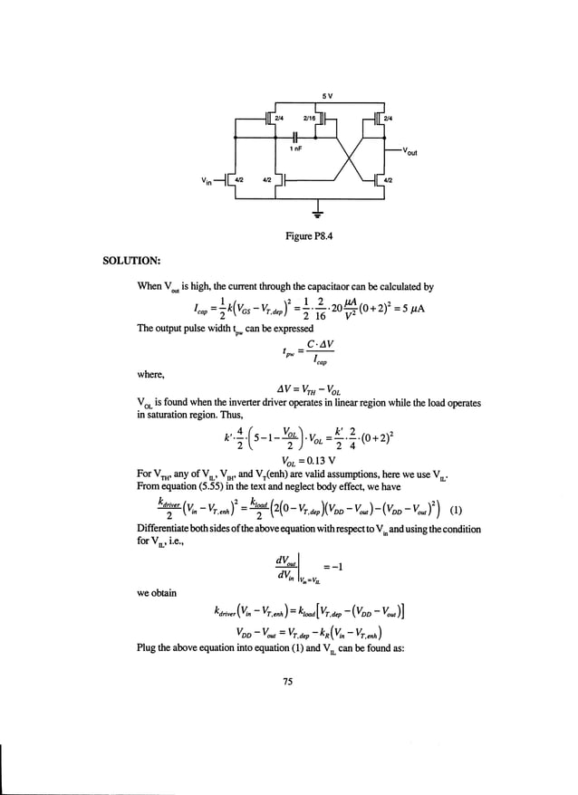 105926921 cmosdigitalintegratedcircuitssolutionmanual1 PDF