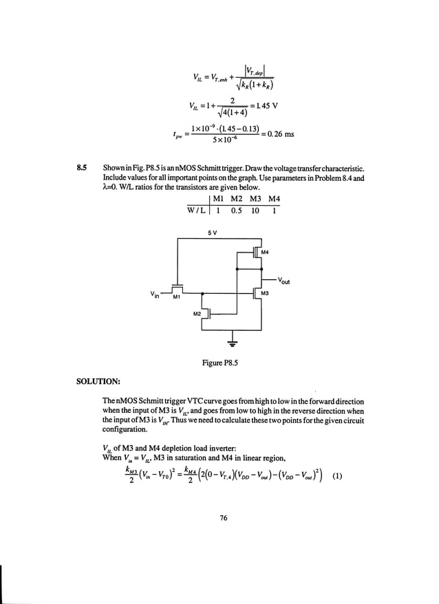 105926921 cmosdigitalintegratedcircuitssolutionmanual1 PDF