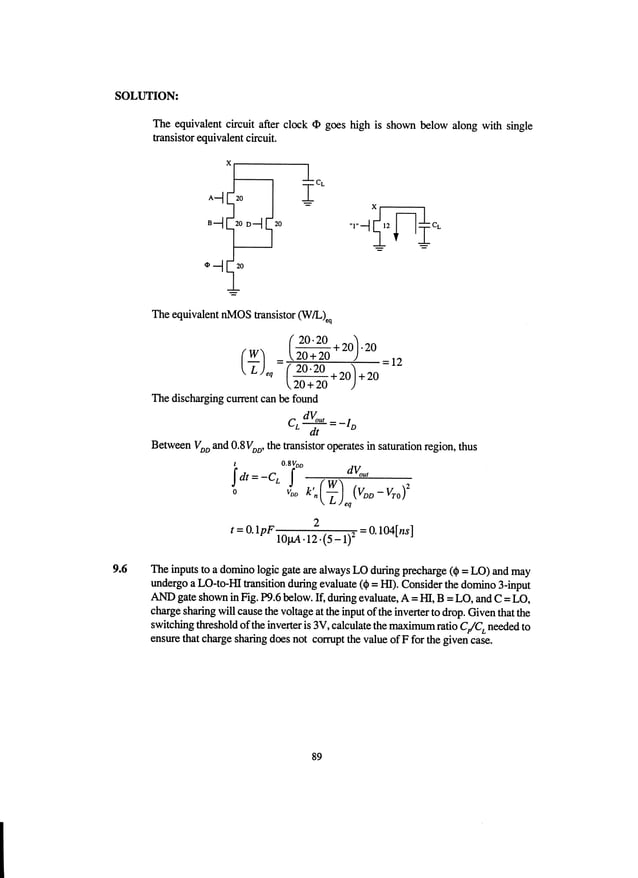 105926921 cmosdigitalintegratedcircuitssolutionmanual1 PDF