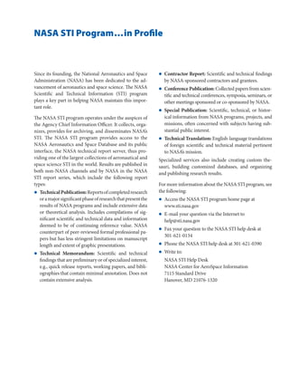 Nasa Systems Engineering Handbook National Aeronautics And Space ...