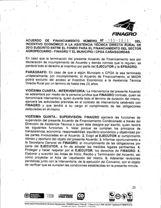 Acuerdo de financiamiento con Finagro para asistencia técnica directa rural en Cañasgordas