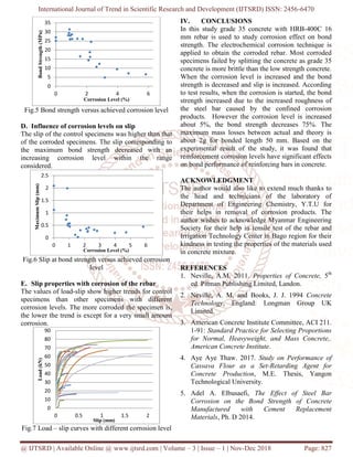 Experimental Study on Bond Performance of Reinforced Bars in Concrete | PDF
