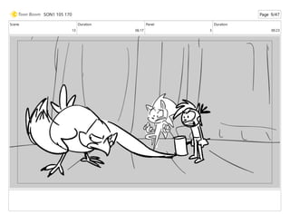 Scene
13
Duration
06:17
Panel
3
Duration
00:23
SON1 105 170 Page 9/47
 