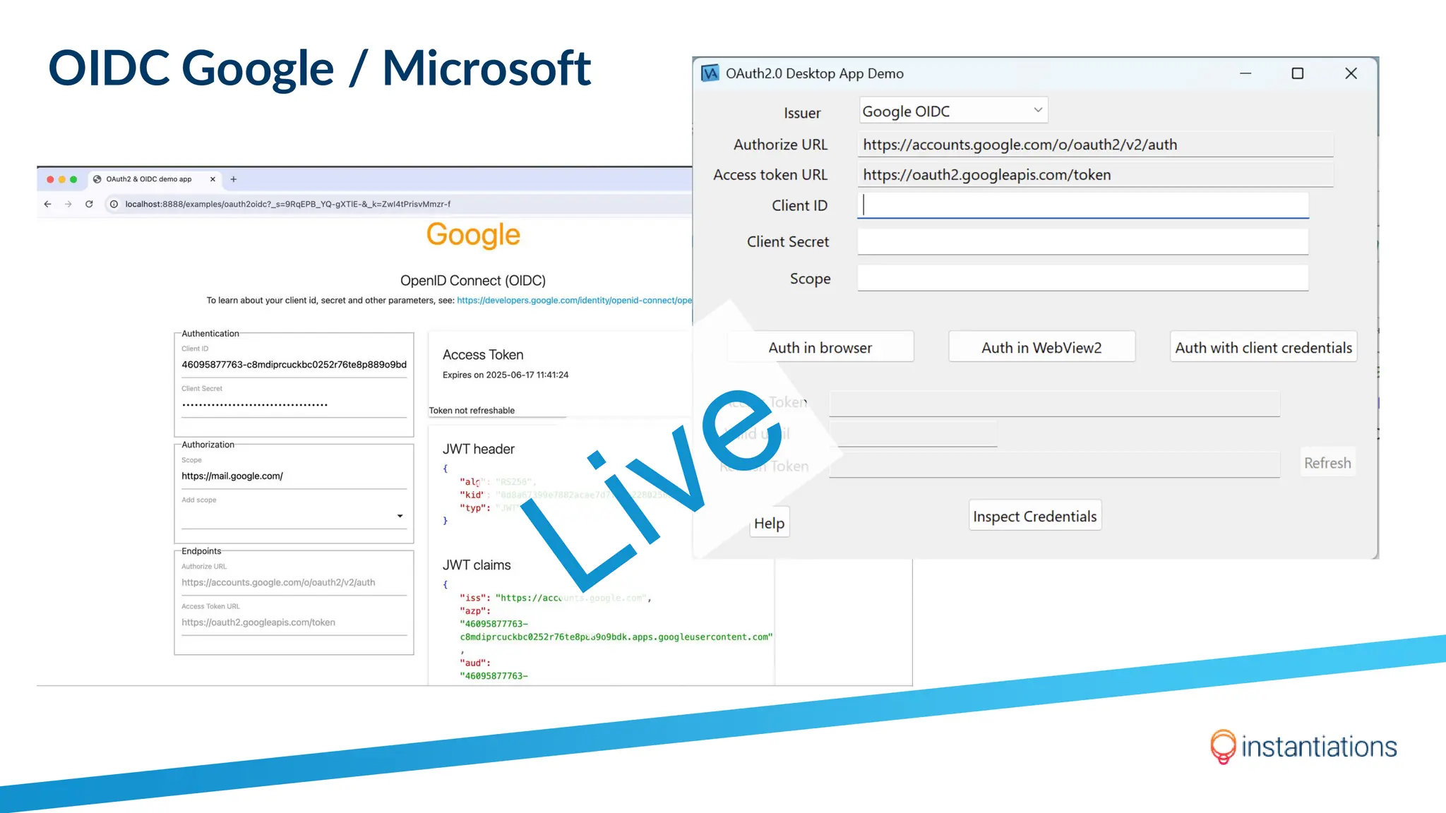 OIDC Google / Microsoft
 