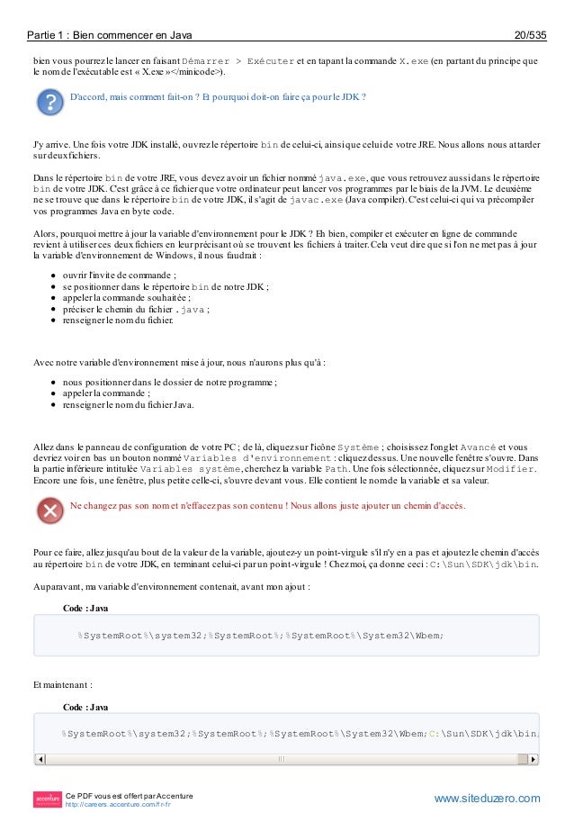 Apprenez A Programmer En Java - 