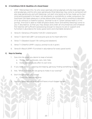 106043 how to reap your harvest study notes | PDF