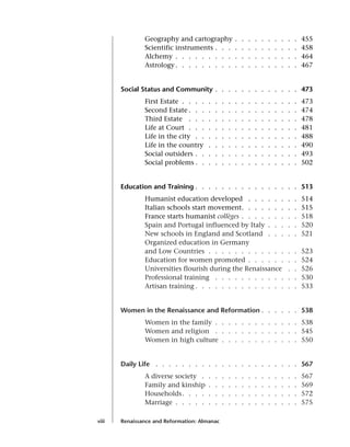 Renaissance And Reformation Almanac Volume 2 Peggy Saari Aaron Saari | PDF