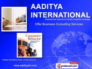 Offer Business Consulting Services
 